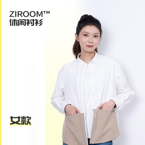 『通用款衬衫』女款拼接撞色防皱休闲衬衫 商品图0