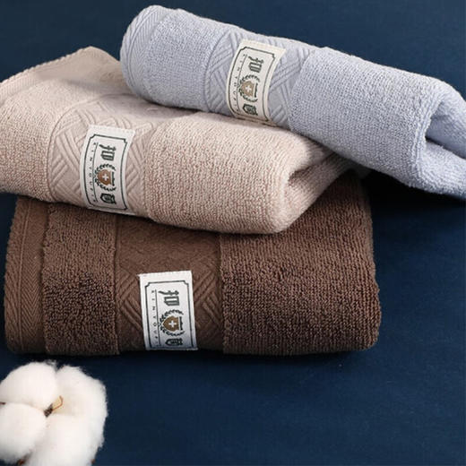 洁丽雅（Grace）抗菌毛巾新疆棉洗脸家用柔软纯棉面巾 72cm*32cm 2条装（颜色随机发货） 商品图5