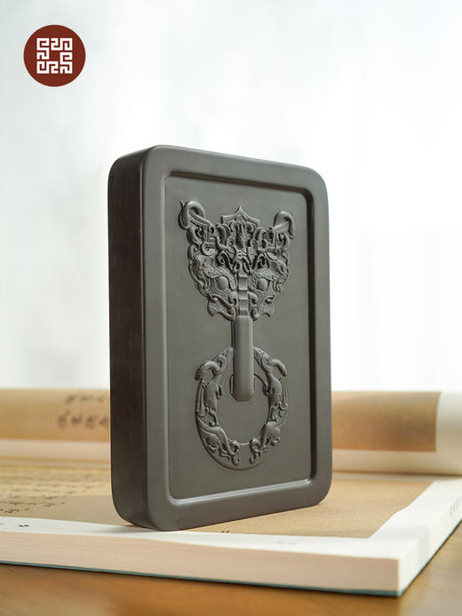 易水砚·龙凤纹鋪首砚 商品图4