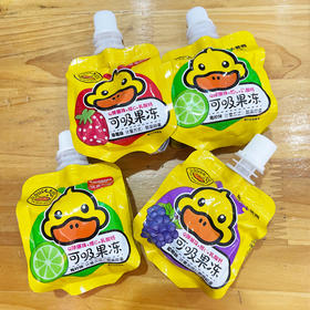 【口味随机】优良派小黄鸭可吸果冻 500g/份