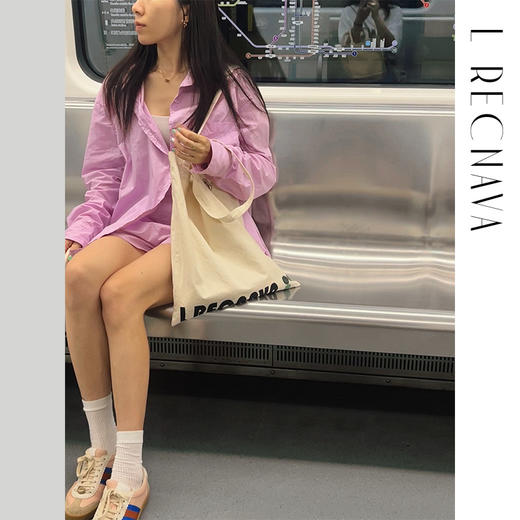 【100%棉 原浆无染色】大容量休闲单肩帆布袋 耐用环保运动包 松弛感神器 商品图2