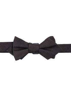 callisto咖色桑蚕色领结