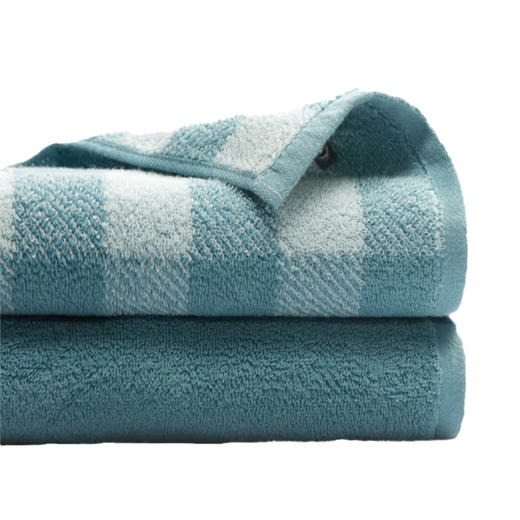 洁丽雅（Grace）毛巾家纺 尚雅生活纯棉绣花洗脸巾 素色吸水加厚面巾 礼盒两条装 商品图1