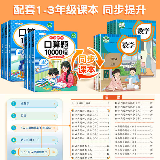 【斗半匠】小学口算题卡10000道每天一练100道口算天天练 商品图1