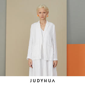 JUDYHUA 极简H版亚麻西装