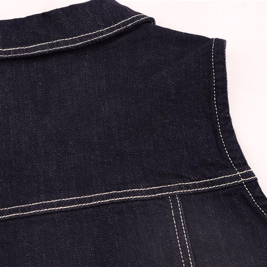 棉果果秋季新品春秋款男童洋气百搭纯棉男童牛仔马夹M312171224452 商品图2