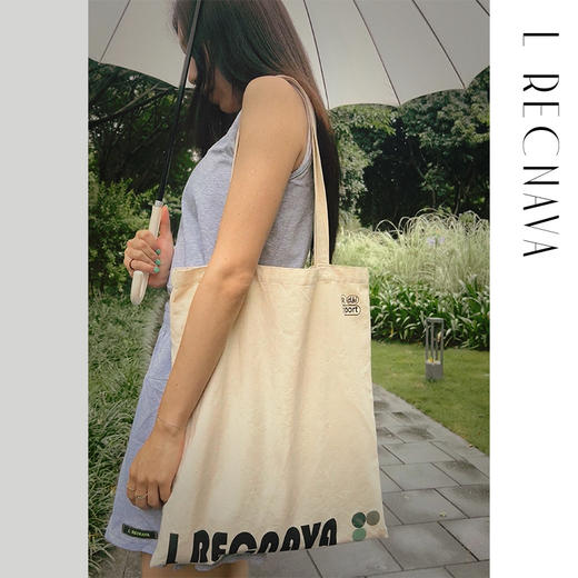 【100%棉 原浆无染色】大容量休闲单肩帆布袋 耐用环保运动包 松弛感神器 商品图8