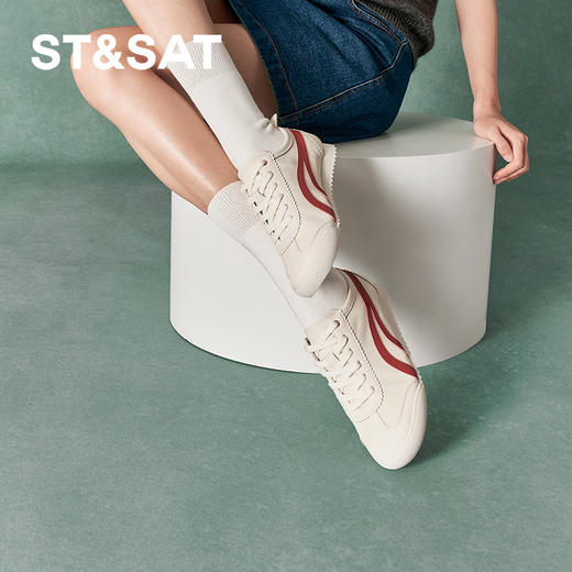 星期六美式复古经典拼色阿甘鞋SSC3112205 商品图3