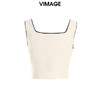 VIMAGE纬漫纪舒适弹力修身气质背心打底秋新款V2213807 商品缩略图1