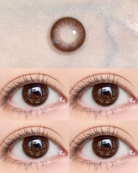 GUGUCON半年抛美瞳 可可糖 14.2mm