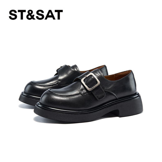 星期六英伦复古简约单扣乐福鞋SSC3111184 商品图8