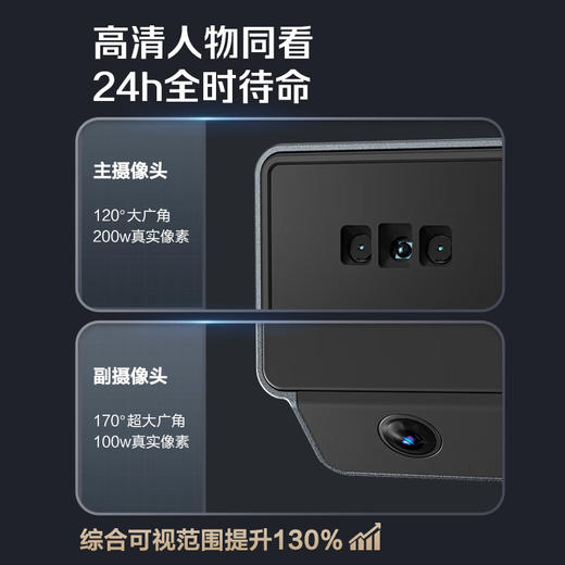 海尔（Haier）人脸识别指纹锁电子锁密码门锁入户门防盗门家用智能门锁HFD-P50-CA 商品图3