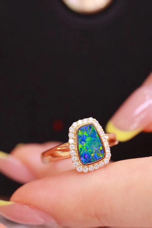 1.08ct 欧泊戒指 商品图5