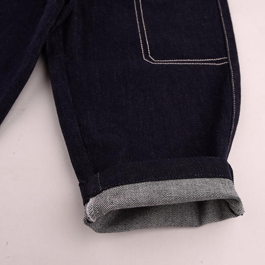 棉果果秋季新品男童春秋款纯棉柔软牛仔长裤M312200224464 商品图3