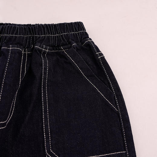 棉果果秋季新品男童春秋款纯棉柔软牛仔长裤M312200224464 商品图2