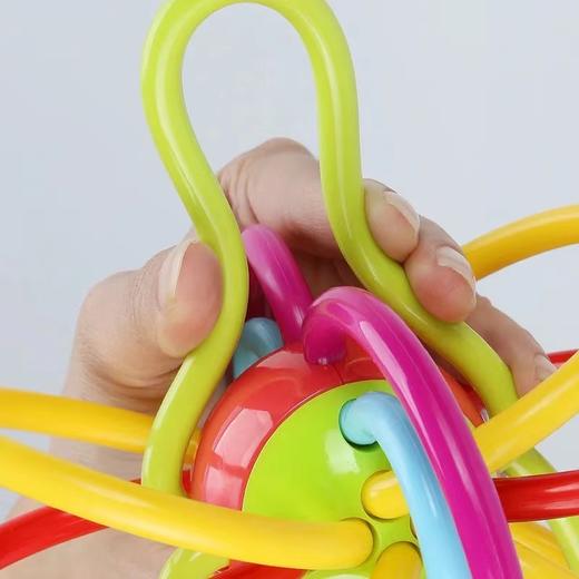 谷雨曼哈顿球牙胶摇铃玩具婴幼儿婴儿宝宝手抓球 商品图9