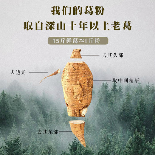 自然本真的 葛根粉 250g*2罐 商品图2