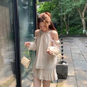 金蘑菇菇 你的甜茶～/85天丝莱赛尔法式夏日宽松夏季显瘦 衬衫