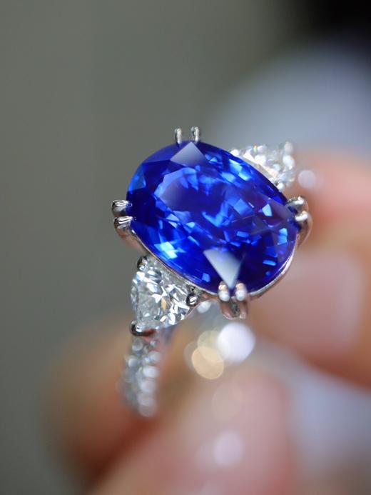 3.45ct 4.65g蓝宝石戒指 商品图2