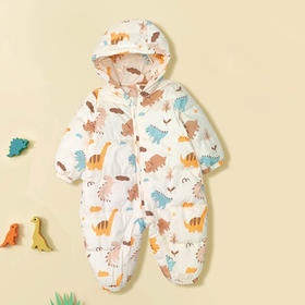 棉果果秋季新品男女童秋冬羽绒服爬服保暖防风羽绒连体衣M302722924485