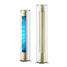 美的3匹 一级能效 无风感变频空调 智能WiFi圆柱柜机 舒适星 钛金 KFR-72LW/BP3DN8Y-YB333(B1)