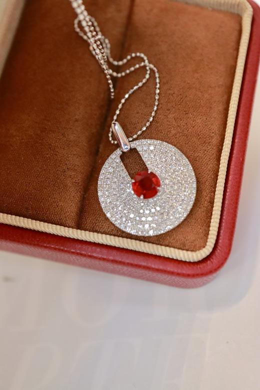 0.8ct 红宝石项链 商品图0