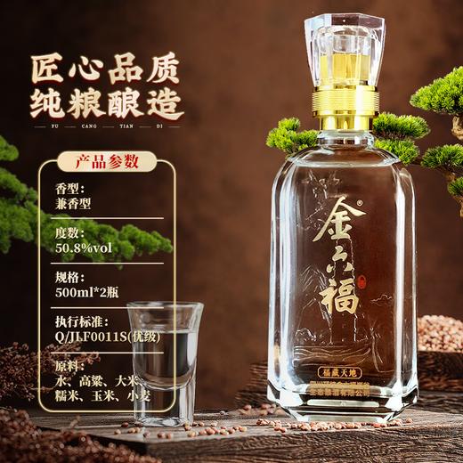 【年货节】金六福 福藏天地 兼香型 50.8度 500ml*2 商品图2