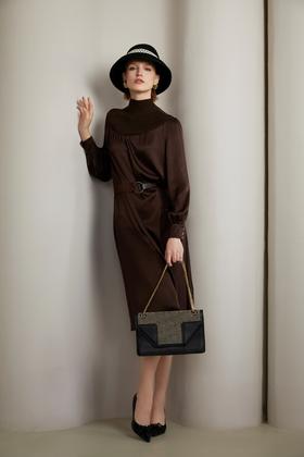 SAFICOO 复古优雅 收腰显瘦 包容性强式连衣裙