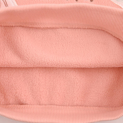 棉果果秋季新品女童加绒加厚双面绒套头卫衣M322180424433 商品图3