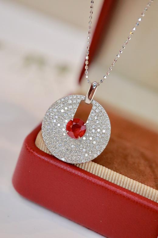 0.8ct 红宝石项链 商品图2