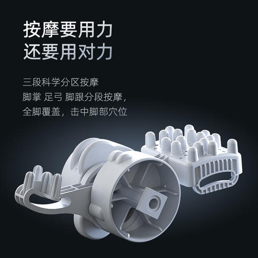 凯诗捷（KASJ）泡脚桶足浴洗脚盆全自动气囊按摩恒温加热洗脚桶足疗盆 节日礼物送长辈礼品 K2灰 商品图3