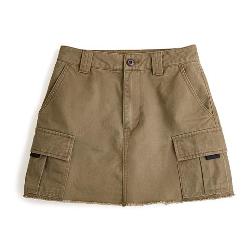 马登美式包臀裙高腰纯棉半身裙显瘦A字裙短款小个子短裙辣妹夏女 商品图5