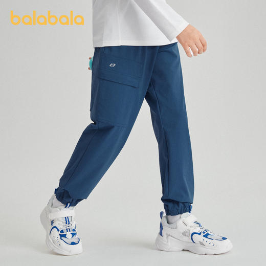 巴拉巴拉童装儿童裤子男童女童长裤秋装中大童束脚运动裤印花 商品图1