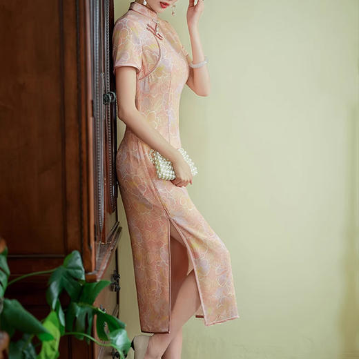 裁缝学苑AQ321新中式旗袍纸样女装桑蚕丝新款夏季连衣裙样板图纸 商品图2