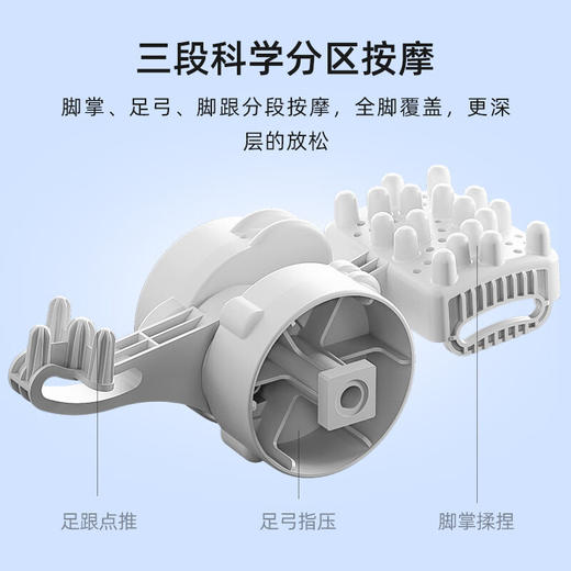 凯诗捷（KASJ）泡脚桶家用恒温加热自动升降折叠气囊按摩足浴盆 节日礼物送长辈礼品 K7-皓月白 商品图4