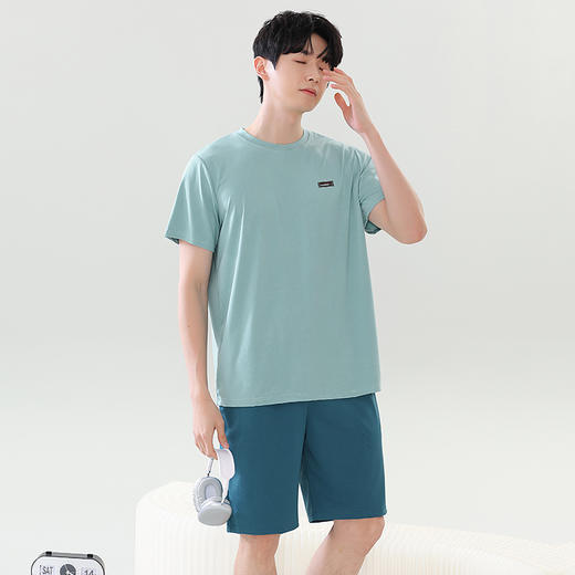 XINPAN馨盼-冰感莫代尔情侣家居服 吸湿透气 细腻柔软宽松 清凉不闷热 商品图3