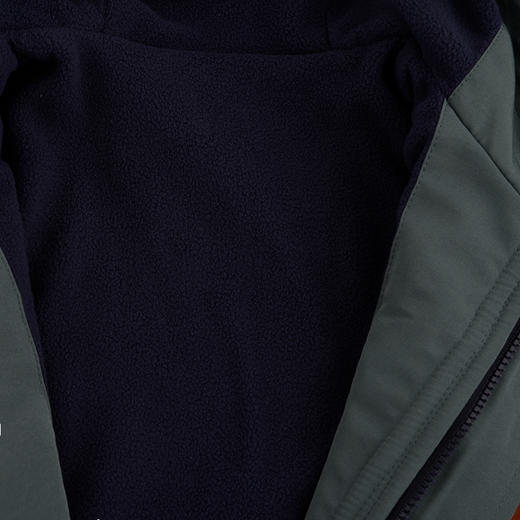 棉果果秋季新品男童加绒加厚摇粒绒防风保暖冲锋衣外套加绒保暖风衣M312100424470 商品图2