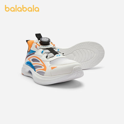 巴拉巴拉童鞋儿童运动鞋男童跑步鞋秋季新款透气网布鞋旋钮扣 商品图1