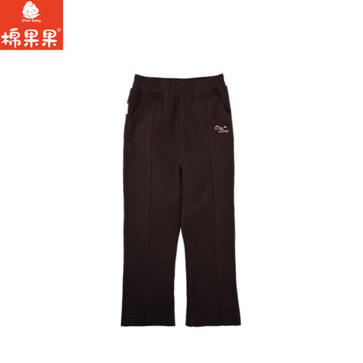 棉果果秋季新品女童洋气百搭微喇针织长裤M322200424418 商品图1