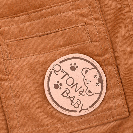 棉果果秋季新品男童加绒加厚洋气百搭条绒衬衫外套M312150224479 商品图2