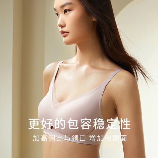 金三塔新品女真丝薄款中大胸文胸   NZFDC307 商品图2