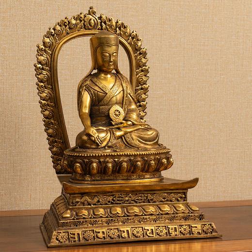 清 铜鎏金萨迦五祖八思巴像 商品图1