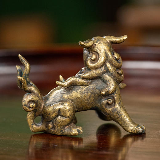 清 铜狮子摆件 商品图1