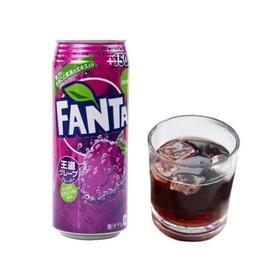 可口可乐芬达汽水 葡萄味 500ml