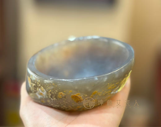 玉髓玛瑙原石雕刻随形摆件 商品图2