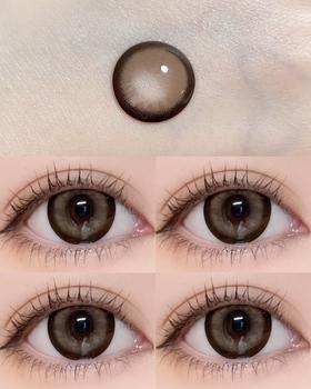 GURUUCON月抛美瞳 热情猫咪 14.5mm