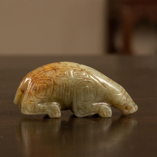 明 玉雕瑞兽摆件 商品图4