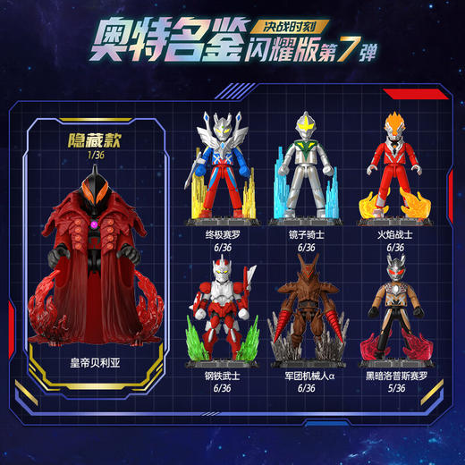 布鲁可积木人QS2620奥特名鉴闪耀版第7弹（1in6） 商品图1