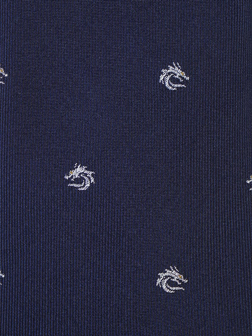 callisto蓝色桑蚕丝领带 商品图3