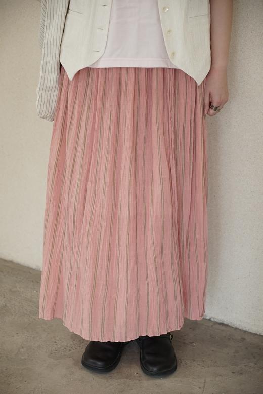 MAKU textiles｜压皱棉质一片式围裹裙半身裙 商品图2